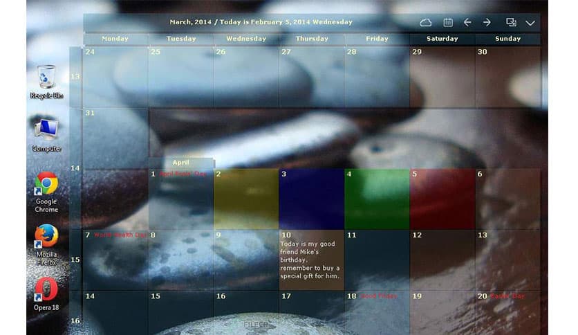 Desktop Calendar 3.26.266.8492