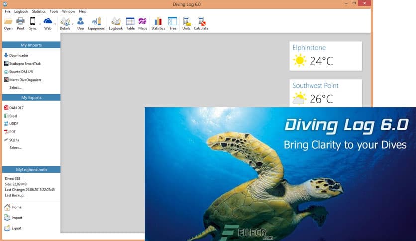 Diving Log 6.0.35