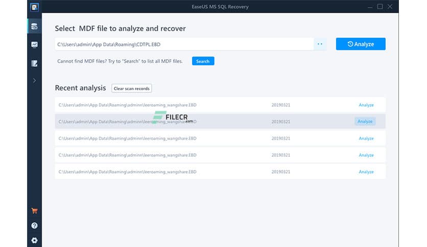 EaseUS MS SQL Recovery Pro 10.2.0.0