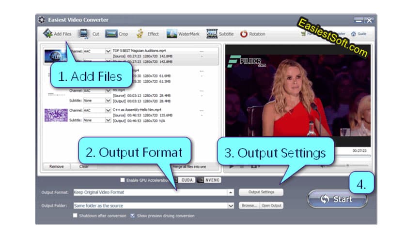 EasiestSoft Video Converter 3.9.0