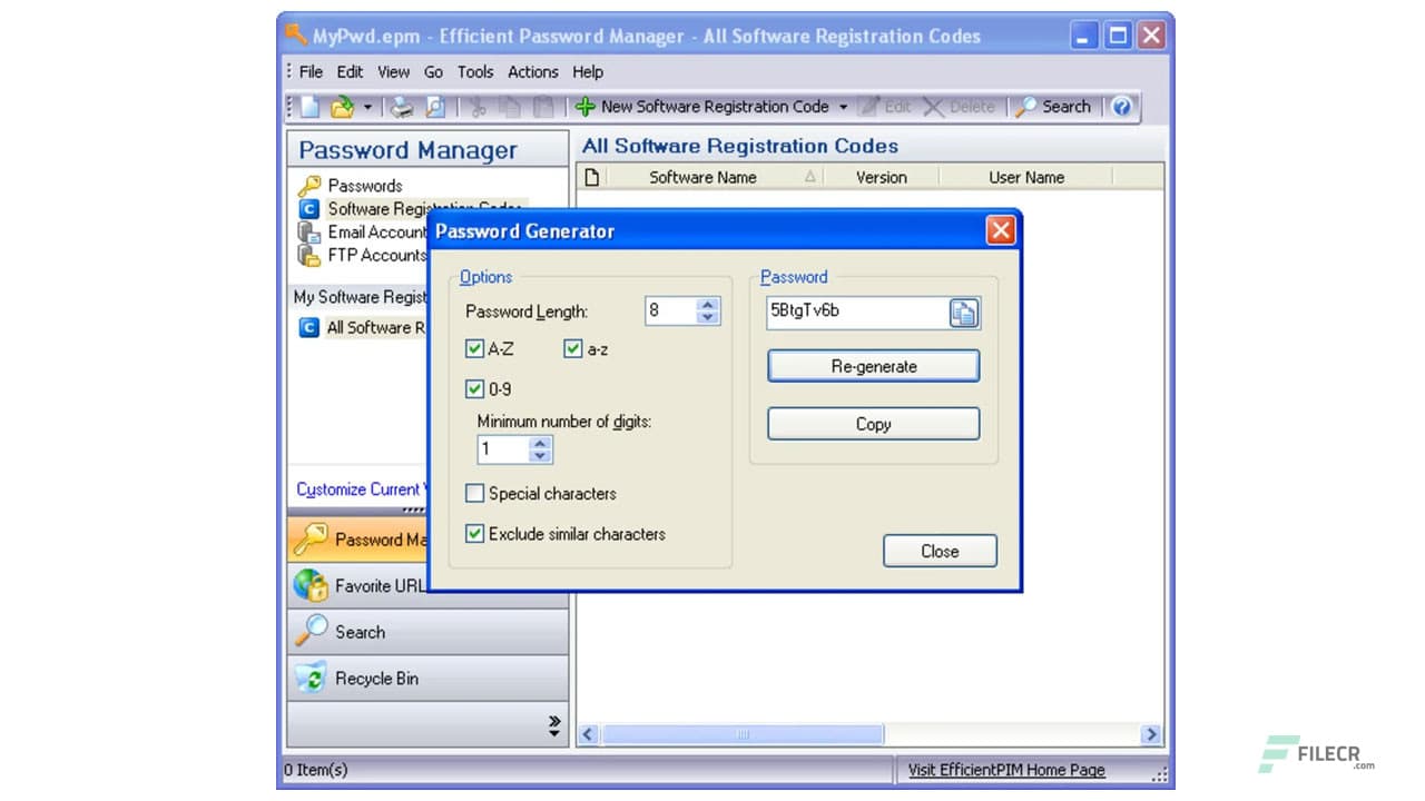 Efficient Password Manager Pro 5.60 Build 559
