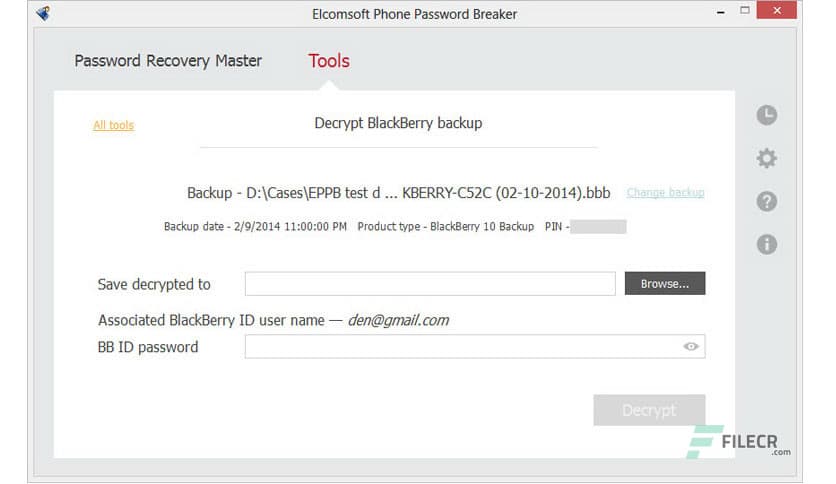ElcomSoft Phone Breaker Forensic Edition 10.12.38835