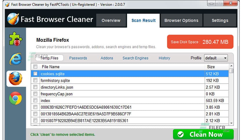 Fast Browser Cleaner 2.1.1.6