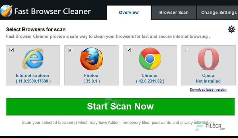 Fast Browser Cleaner 2.1.1.6