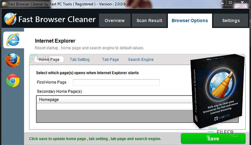 Fast Browser Cleaner 2.1.1.6