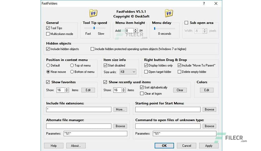DeskSoft FastFolders 5.14.2