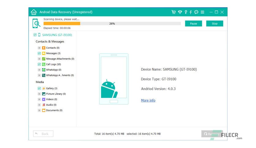 FoneLab Android Data Recovery 3.1.52
