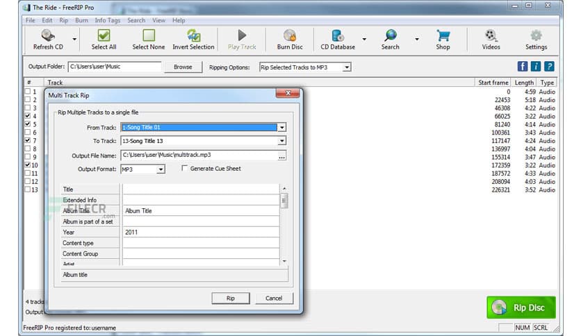FreeRIP MP3 Converter Pro 5.7.1.5