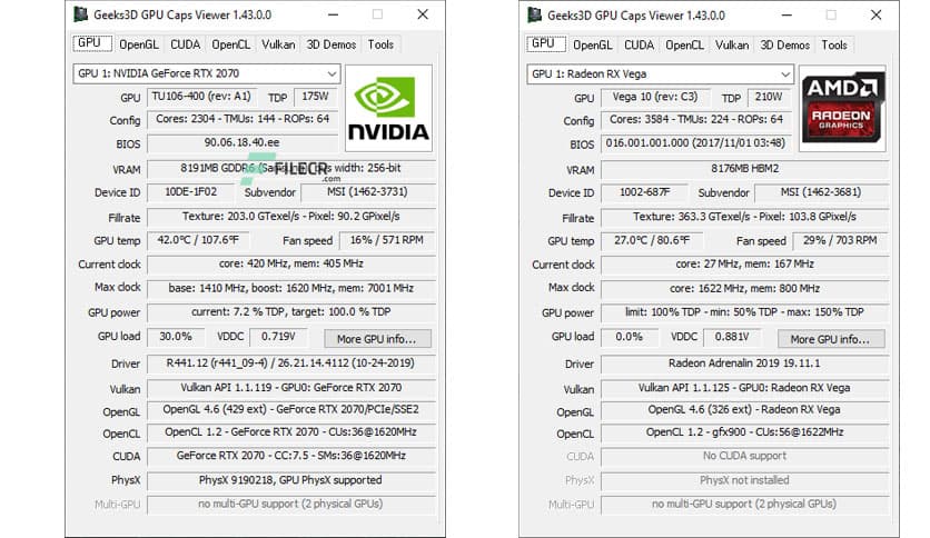GPU Caps Viewer 1.64.3.0