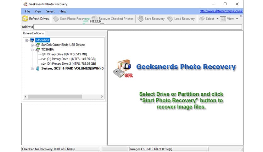 GeekSnerds Photo Recovery 3.0.0