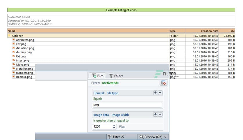 Gillmeister Folder2List 3.28.7