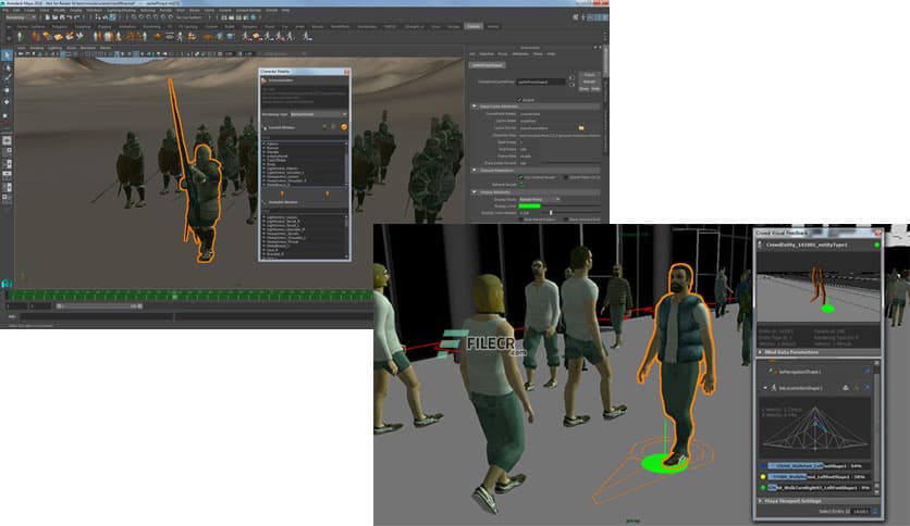 Golaem Crowd 7.3.12 for Maya