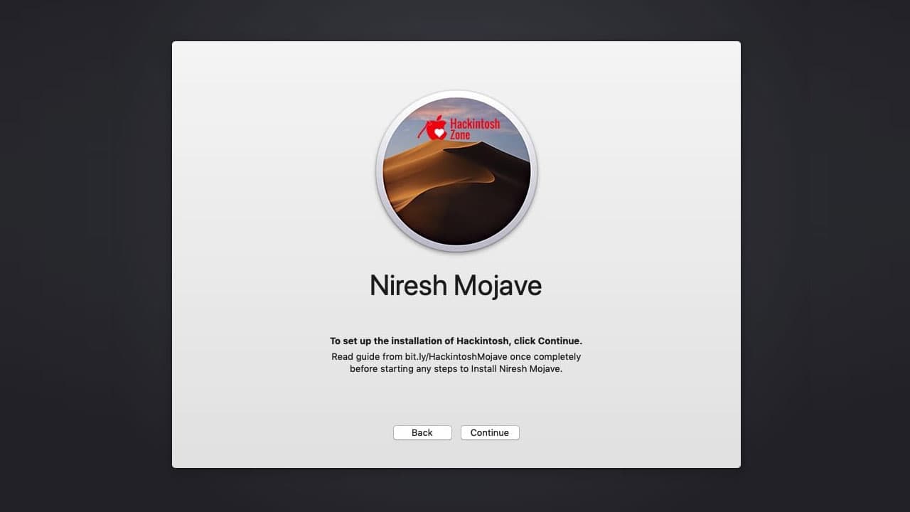 Hackintosh Niresh Mojave