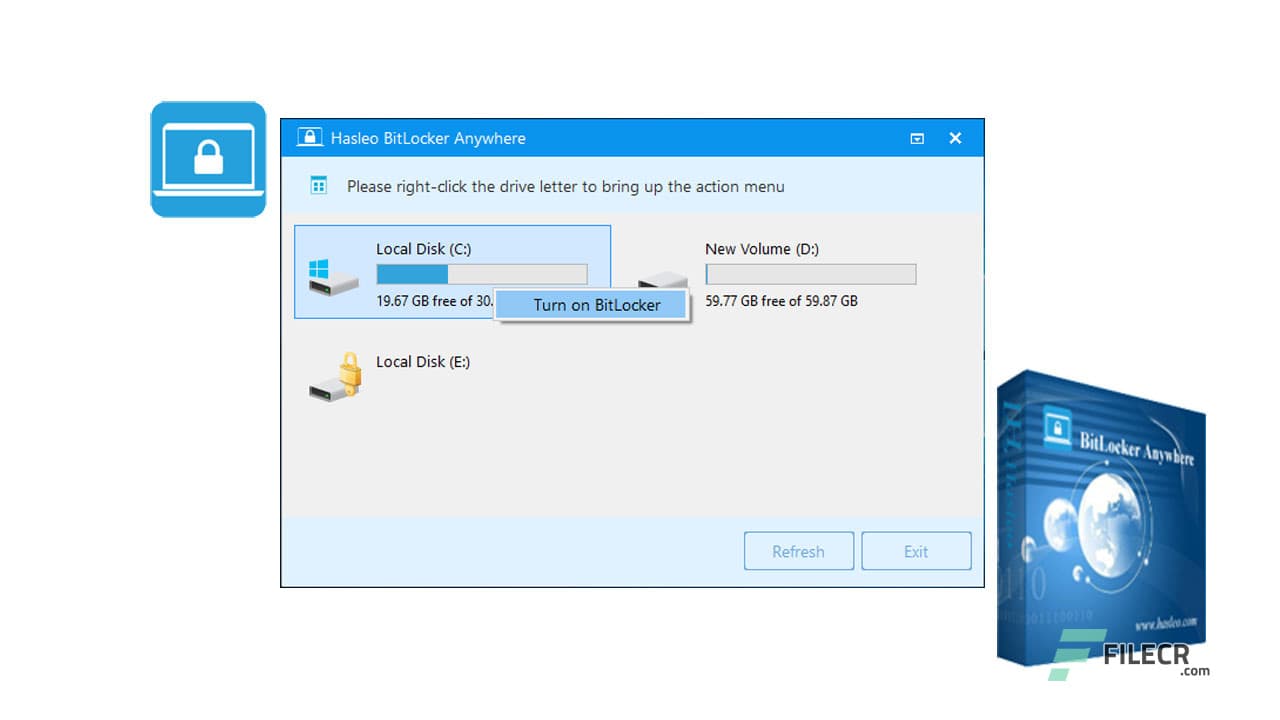 Hasleo BitLocker Anywhere 9.8