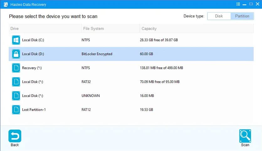 Hasleo BitLocker Data Recovery 6.8