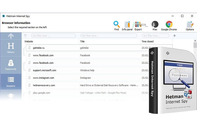 Hetman Internet Spy 4.0