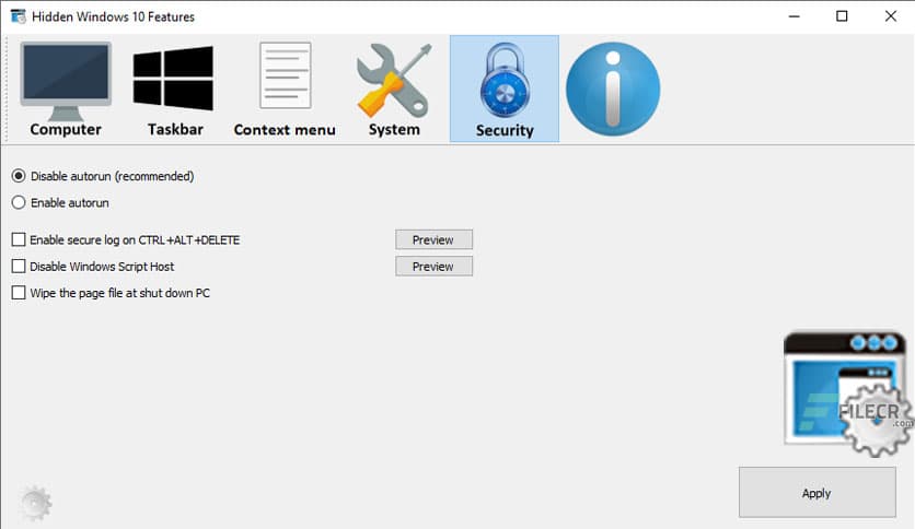 Hidden Windows 10 Features 1.3.1