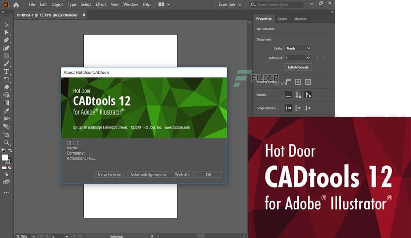 Hot Door CADtools 2026 v30.2.0 for Adobe Illustrator