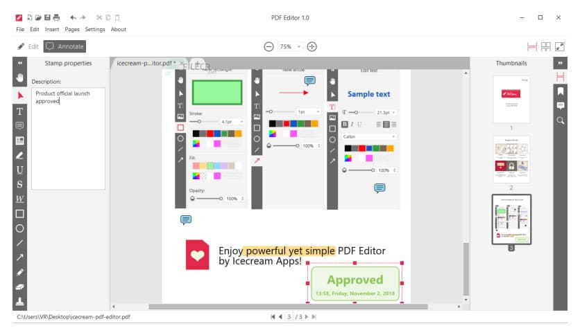 Icecream PDF Editor Pro 3.29