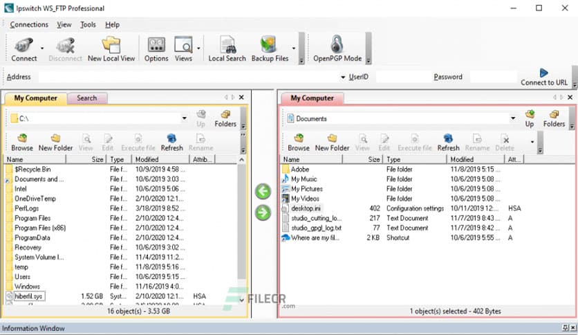 Progress WS_FTP Professional 12.8.7