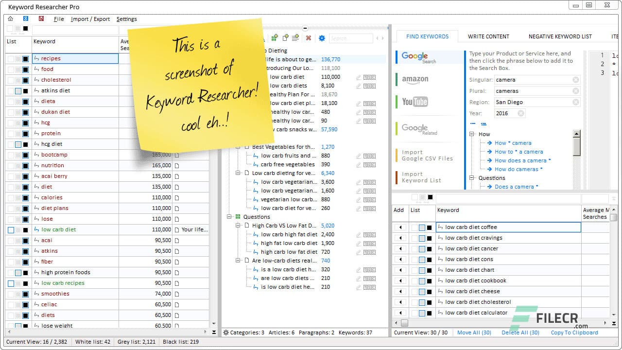 Keyword Researcher Pro 13.259