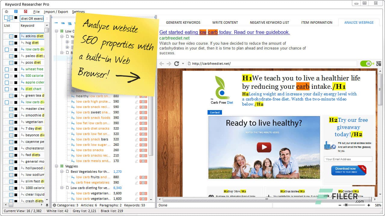 Keyword Researcher Pro 13.259