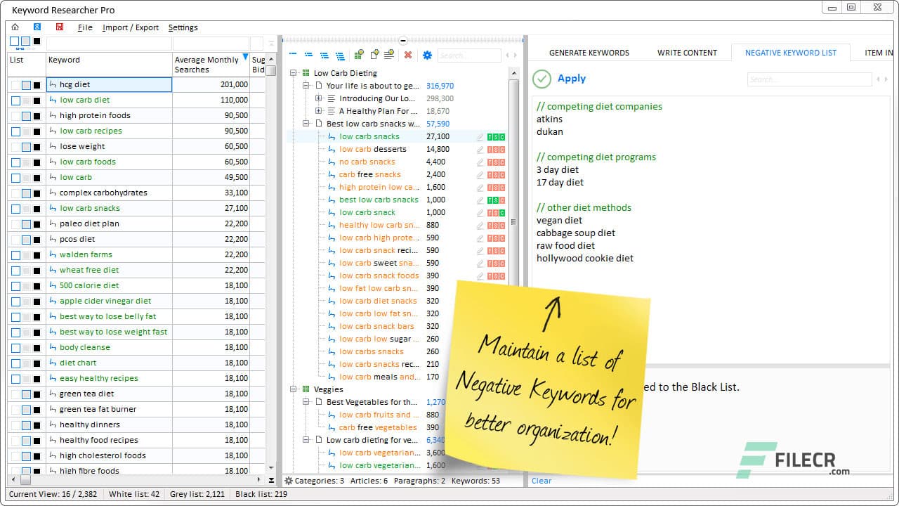 Keyword Researcher Pro 13.259
