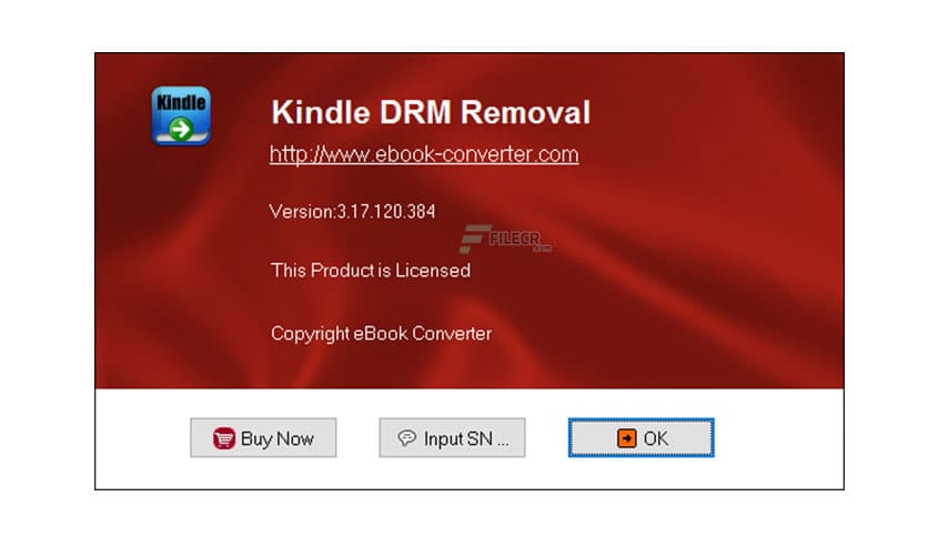 Kindle DRM Removal 4.23.11202.385