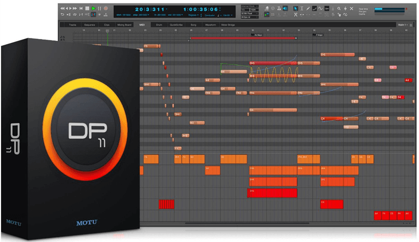 MOTU Digital Performer 11.36.101486