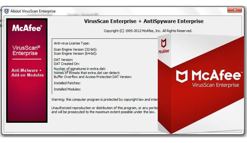 McAfee VirusScan Enterprise 8.8 P16