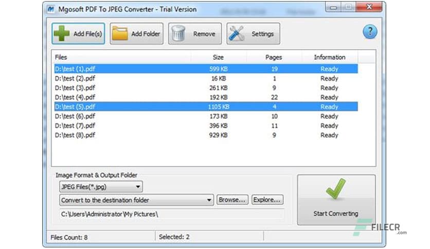 Mgosoft PDF To JPEG Converter 13.0.1