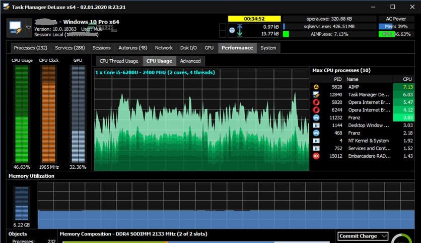 MiTeC Task Manager DeLuxe 4.9.0