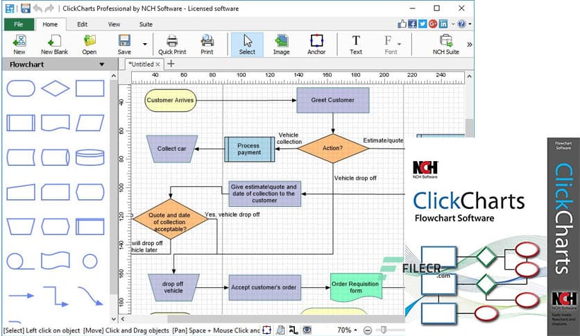 NCH ClickCharts Pro 9.57