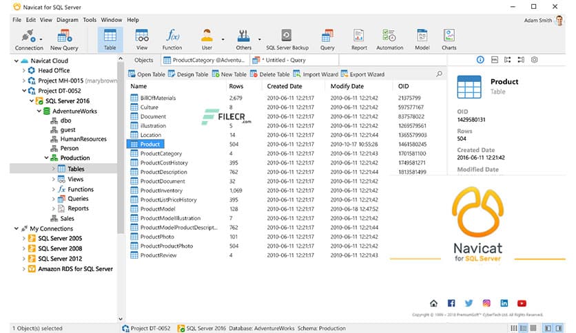 Navicat for SQL Server 16.1.15