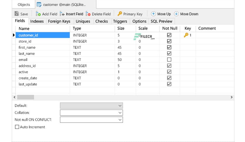 Navicat for SQLite 17.0.3