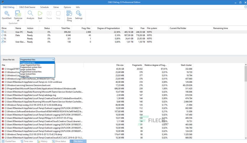 O&O Defrag Professional / Server 30.5.1215