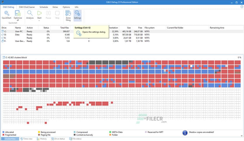 O&O Defrag Professional / Server 30.5.1215