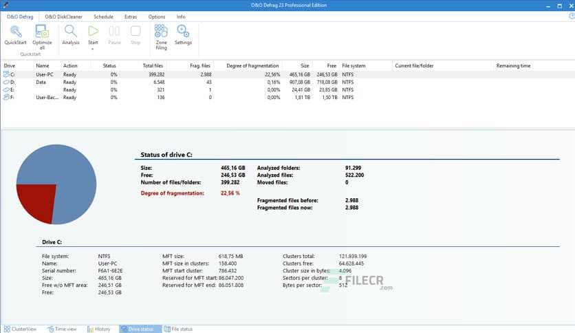 O&O Defrag Professional / Server 30.5.1215