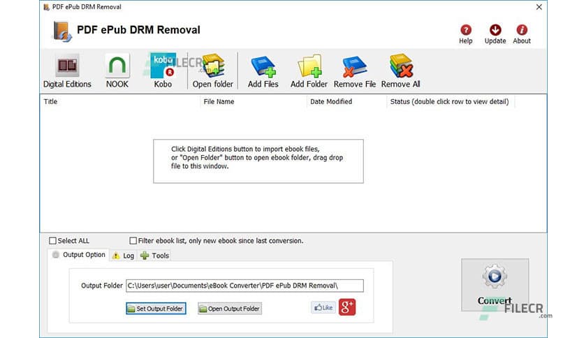PDF ePub DRM Removal 4.22.10816.368
