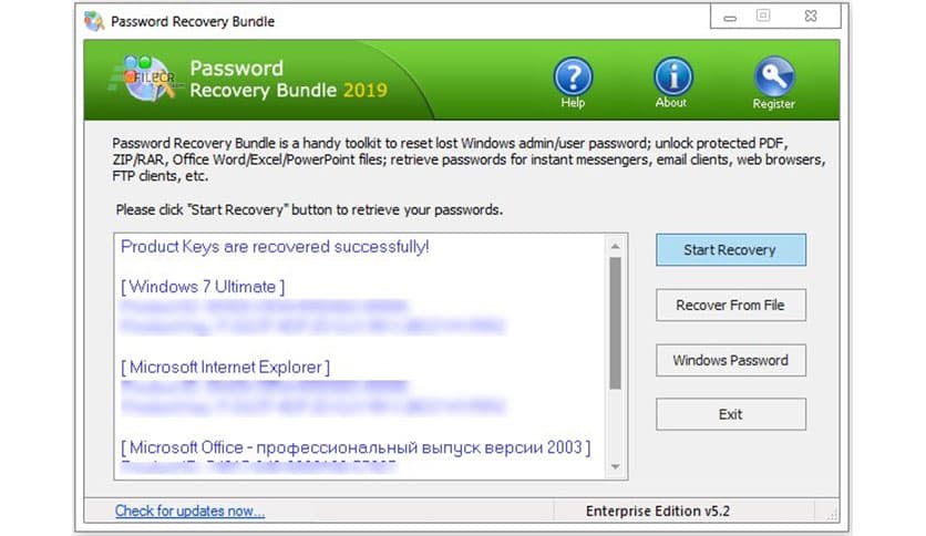 Password Recovery Bundle 5.6