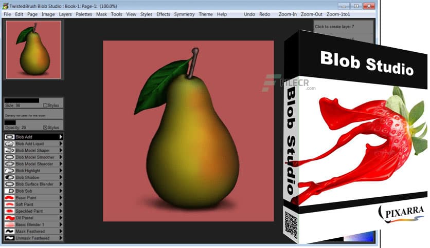 Pixarra TwistedBrush Blob Studio 5.04
