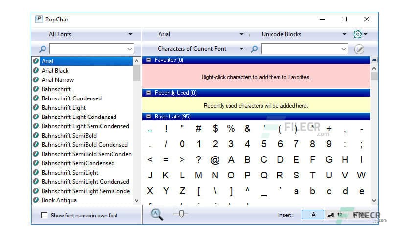 PopChar 8.7 Build 3001