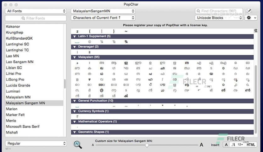 PopChar 8.7 Build 3001