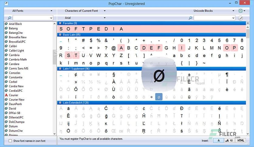 PopChar 8.7 Build 3001