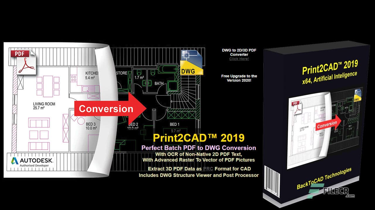 BackToCAD Print2CAD Ultimate 2022 v22.24