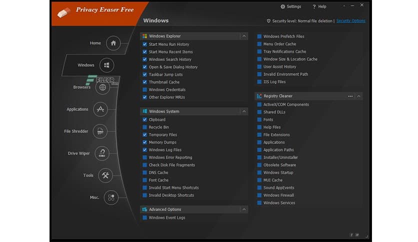 Privacy Eraser Free 6.26.0.5480