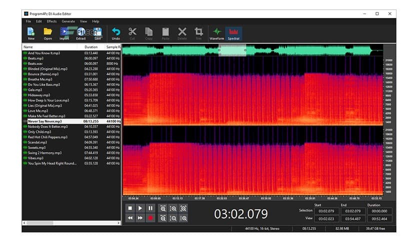 Program4Pc DJ Audio Editor 8.2