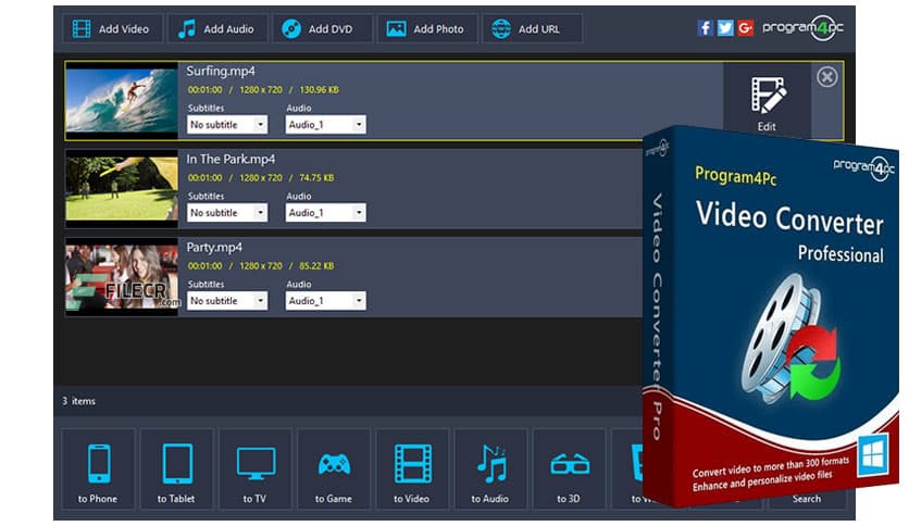 Program4Pc Video Converter Pro 11.4