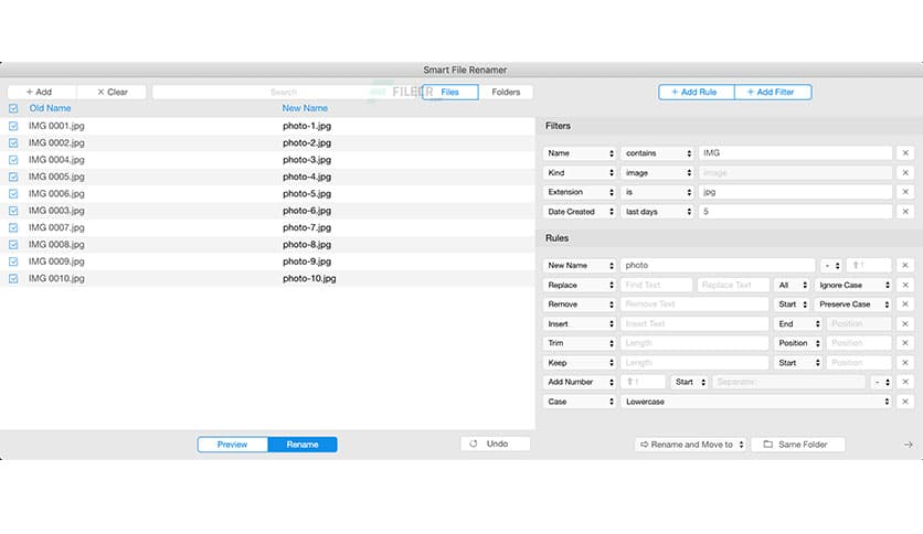 Qiplex Smart File Renamer 1.6.8