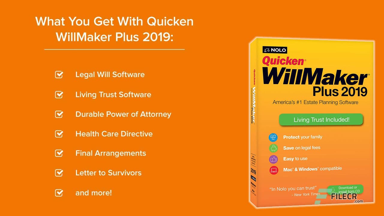 Quicken WillMaker & Trust 26.2.3130